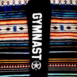 Black Graphic Print Leggings